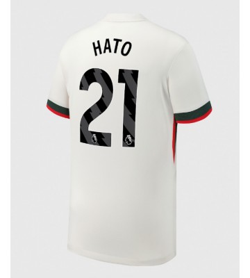 Lacne Muži Futbalové dres Chelsea Jorrel Hato #21 2025-26 Krátky Rukáv - Preč